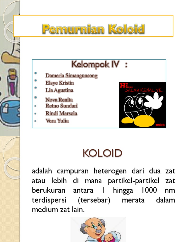 Pemurnian Koloid