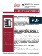 Electric Pressure Cookers and Canning Times Font