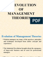 Evolution of Management Theories PDF