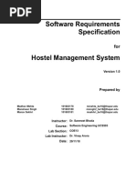 Software Requirements Specification: Prepared by