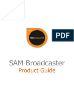 Guide to SAM Broadcaster Product Features