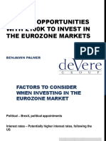 Growth Opportunities With 100K To Invest in The Eurozone Markets