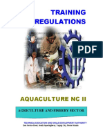 Training Regulations: Aquaculture NC Ii