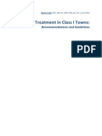 Sewage Treatment Guidelines for Class I Towns