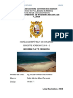 Informe Playa Orrantia