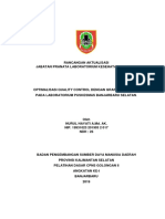 Optimalisasi Quality Control Laboratorium