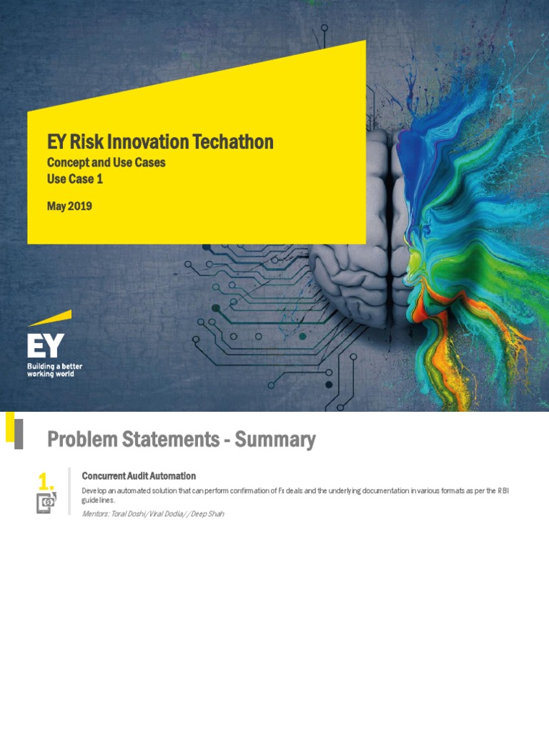 EY Techathon 6.0: FX Audit Automation | PDF | Software Testing ...