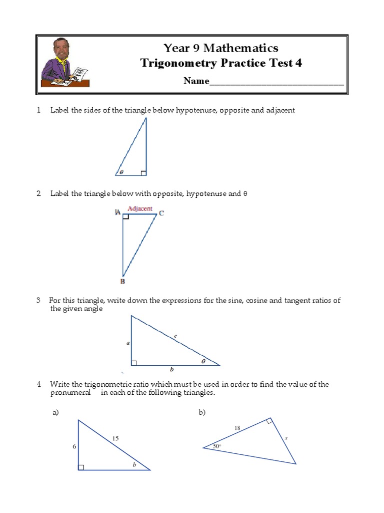 year 9 trigonometry 4 Trigonometric Functions Trigonometry