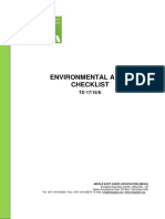 Environmental Audit Checklist PDF