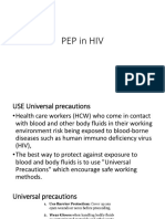 Post Exposure Prophylaxis in HIV by DR Gireesh Kumar KP