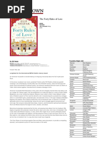 The Forty Rules of Love