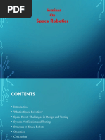 Space Robotics: Seminar On