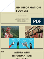 Media and Information Sources