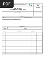 MOM Meeting Minutes Template | PDF