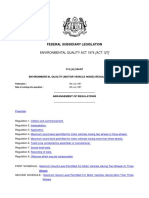 Environmental Quality Motor Vehicle Noise Regulations 1987 - P.U.a 244-87