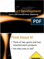 Product Development: Sports and Entertainment Marketing