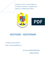 Gestiune Gestionar