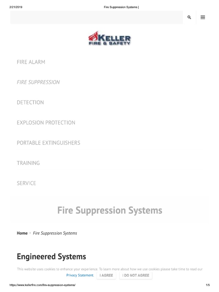 Fire Suppression System PDF | PDF