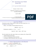 STAT 431: Generalized Linear Models Spring 2019