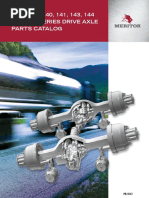 160 Drive Axle Meritor Diferenciales | PDF | Axle | Gear