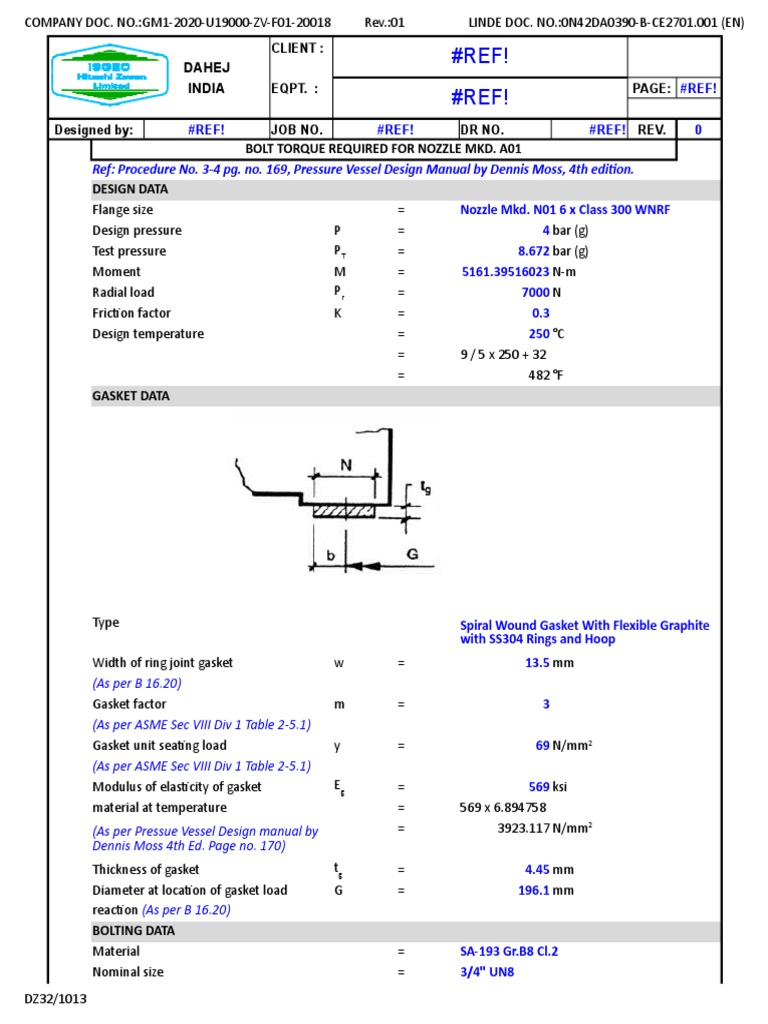 Bolt Torque as Per ASME PCC1_m Industrial Processes Materials