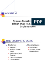 Systems Considerations in The Design of An HRIS: Planning For Implementation