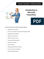 Introduction to Microsoft PowerPoint