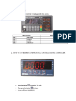 Bp5 Operation Guide: 1. How To Encode Batch Formula On Wa-1500