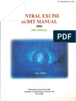 Central Excise Audit Manual 2008