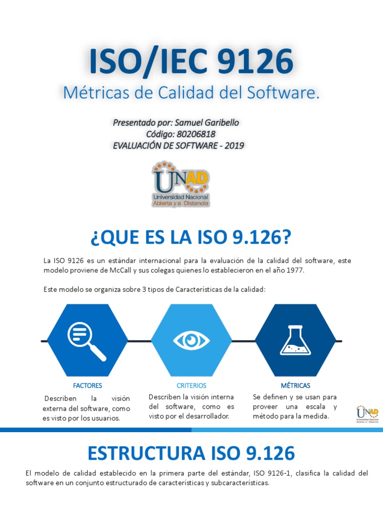 Paso2 ISO-IEC 9126 - Samuel Garibello | PDF | Software | Ingeniería ...