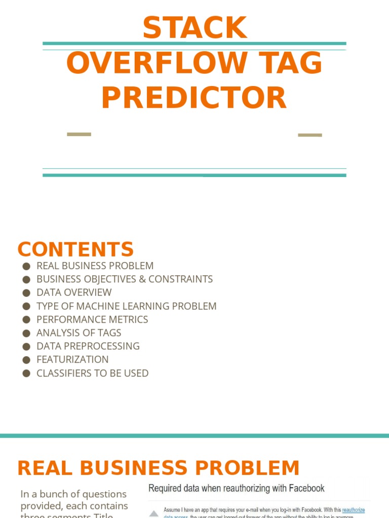 Stack Overflow Mid Final | PDF | Statistical Classification | Html Element image.
