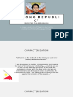 "Strong Republi C": Matatag Na Republika