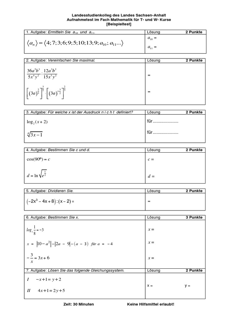 Ma - Test | PDF