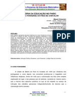 Historia Da Educação No Pará - Paes de Carvalho