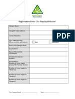 3Rs Practical Mission Registration Form