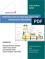 Perforación Bajo Balance (Nitrógeno Criogenico)