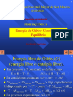 Semana 8 Energia Libre de Gibbs y Equilibrio Quimico PDF