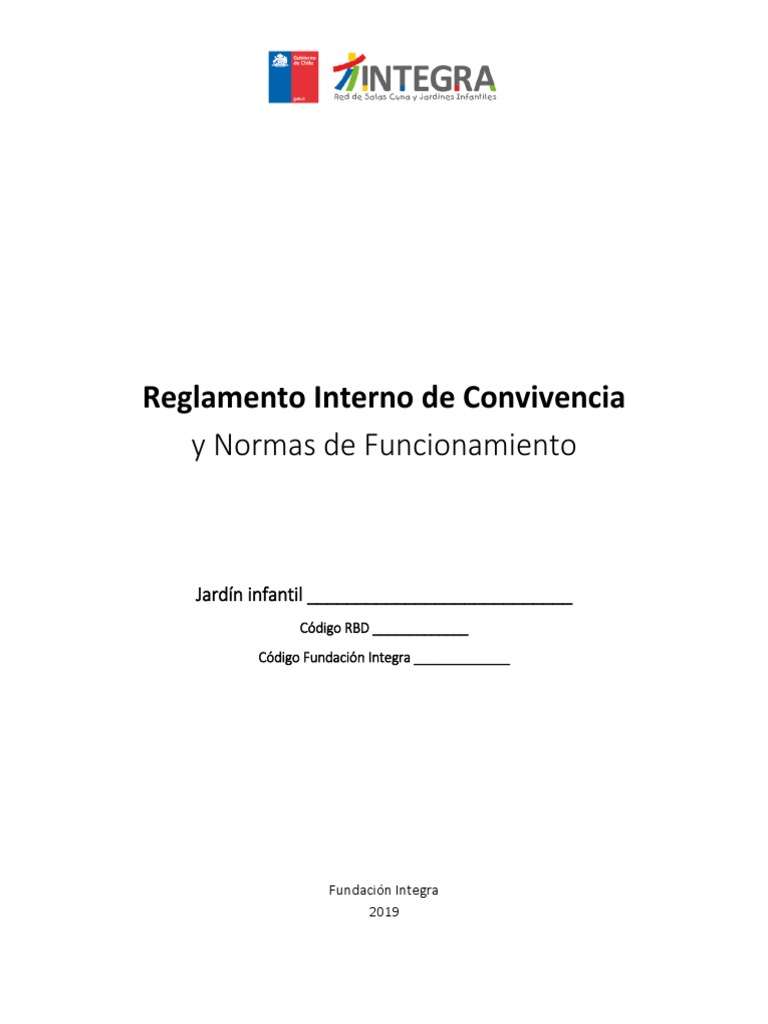 Reglamento Interno de Convivencia 2024 | PDF | Derechos humanos ...