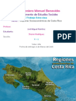 Regiones Socioeconomicas de Costa Rica - Trabajo Sociales