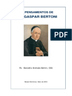 100 Pensamentos (S. Gaspar Bertoni)