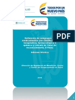 Definicion de Subgrupos Medicamentos PDF