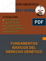 Bioética Diapositivas Grupal Derecho Genetico