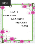 KRA - I Teaching Learning Process (35%)