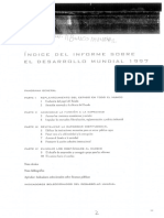 Índice Del Informe Sobre El Desarrollo Mundial 1997