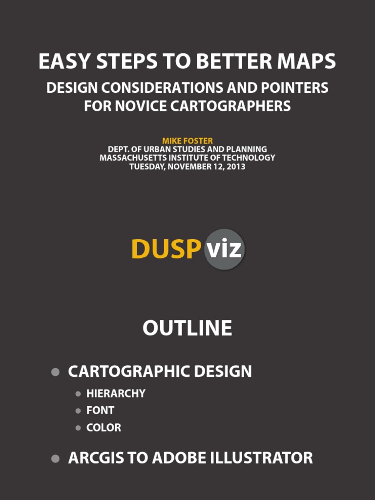 Easy Steps To Better Maps | PDF | Typefaces | Page Layout