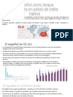 El Español Como Lengua Extranjera en Países de n22