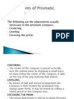 18Adjusment of Prismatic Compass and Its Errors