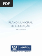 10 Plano Municipal de Educacao Lei 1203 15 Lei 626 11