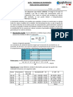 Guia Medidas de Dispersion para Datos Agrupados