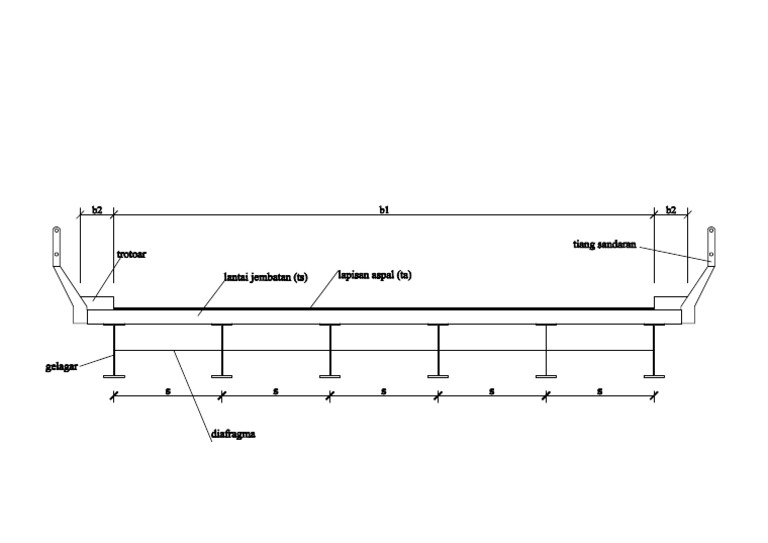 Penampang Melintang Jembatan PDF | PDF